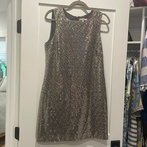 banana Republic short sparkly dress sz 10